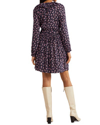 Boden Metallic Frill Detail Dress