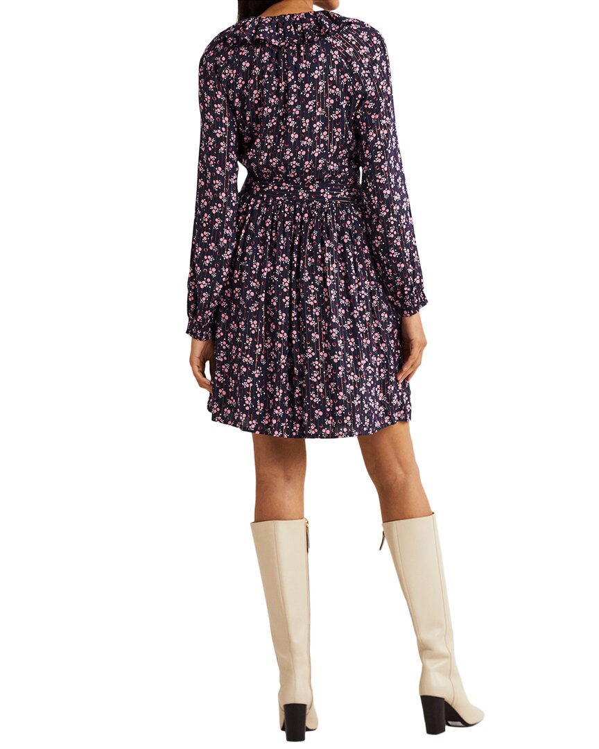 Boden Metallic Frill Detail Dress