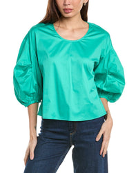 Crosby By Mollie Burch Sully Top Green Regular 00 (XXS)