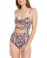 Beach Riot Mia One-Piece Regular 0 (XS) Pink