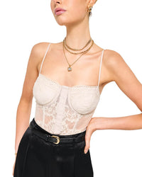 Cami Nyc Riona Bodysuit Brown