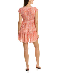 Lemlem Halima Flutter Sleeve Mini Dress