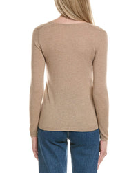 Sofiacashmere Modern V-Neck Wool & Cashmere-Blend Sweater