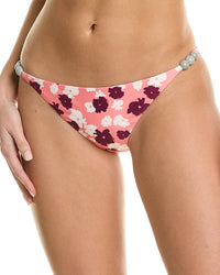 Tanya Taylor Tia Bikini Bottom Regular 0 (XS) Pink