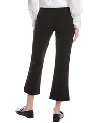 Vince Mid Rise Pintuck Crop Flare Pant