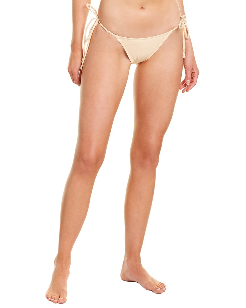 Sports Illustrated Swim String Bikini Bottom Brown Multi