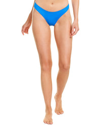 Sports Illustrated Swim Low-Rise Swim Bikini Bottom Blue