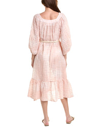 Lisa Marie Fernandez Laure Linen-Blend Maxi Dress