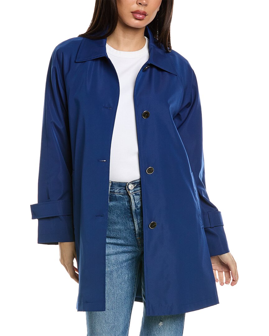 Via Spiga Womens Button Back Coat, Xs