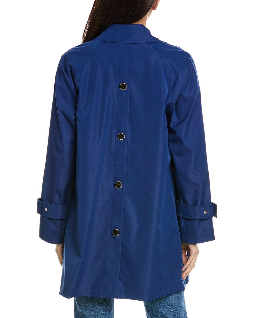 Via Spiga Womens Button Back Coat, Xs