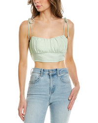Emmie Rose Bandeau Top Green Regular 12 (L)