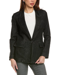 Piazza Sempione Denim Blazer Black 40
