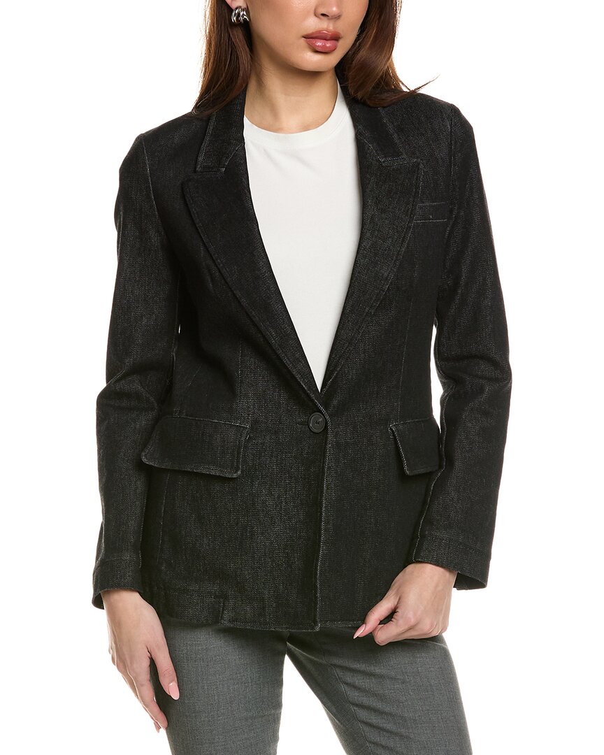 Piazza Sempione Denim Blazer Black 40