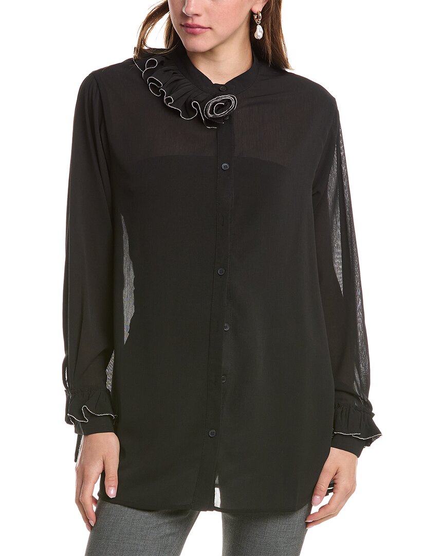 Beulah Shirt Black Regular 4 (S)