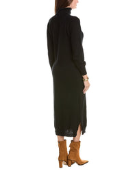 Brodie Cashmere Brodie Cashmere Wool & Cashmere-Blend Luxe Roll Neck Dress