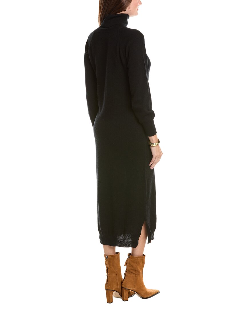 Brodie Cashmere Brodie Cashmere Wool & Cashmere-Blend Luxe Roll Neck Dress