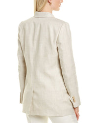 Lafayette 148 New York Slade Linen Jacket