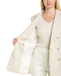 Lafayette 148 New York Slade Linen Jacket