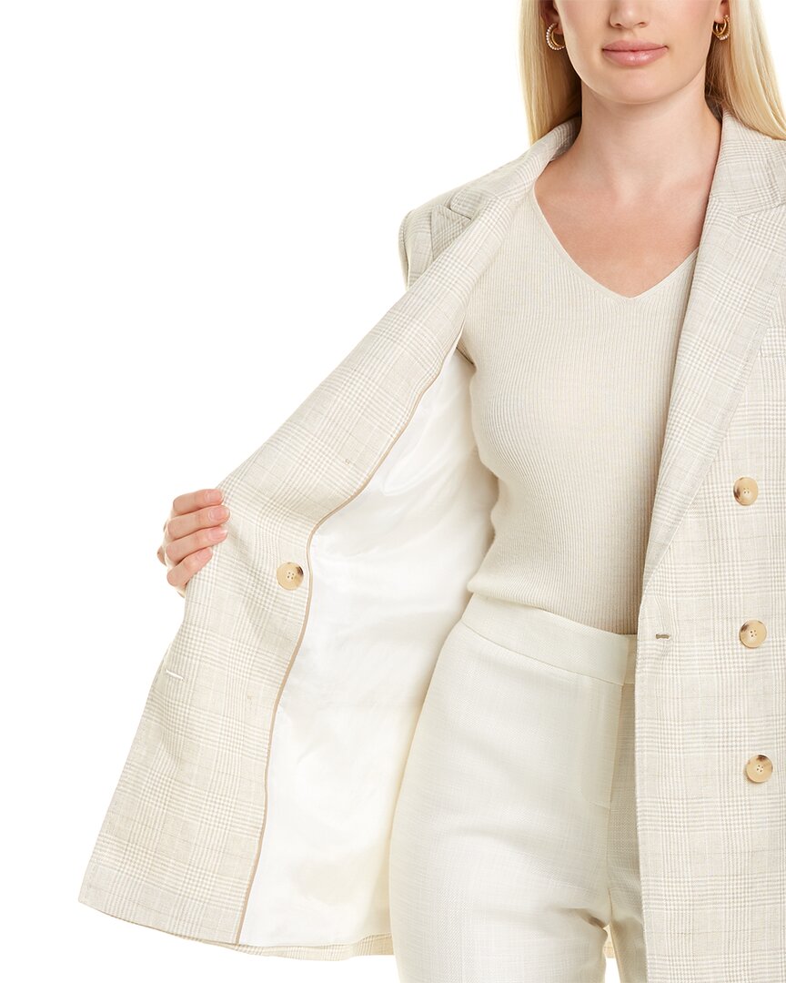 Lafayette 148 New York Slade Linen Jacket