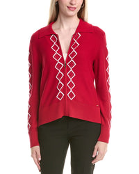 St. John Knit In Diamond Jacket