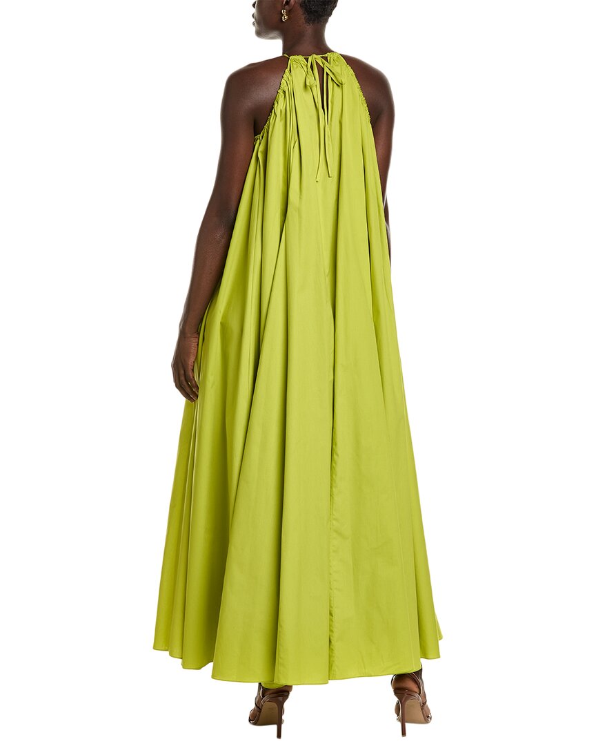 Oscar de la Renta Trapeze Halter Maxi Dress Oscar de la Renta Trapeze Halter Maxi Dress