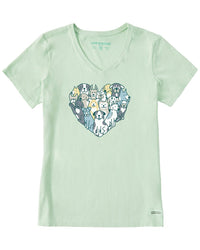 Life Is Good® Crusher V-Neck T-Shirt