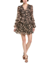 Serenette Mini Dress Brown Multi