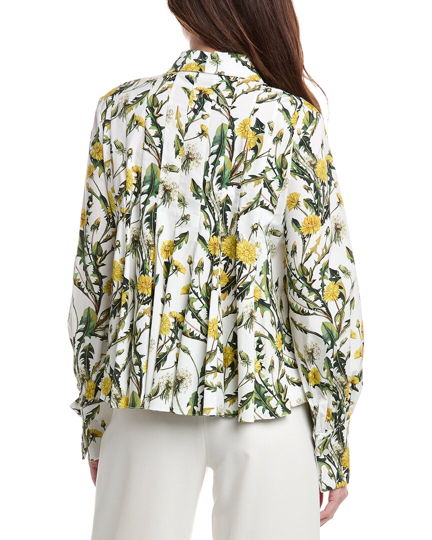 Oscar De La Renta Dandelions Poplin Shirt