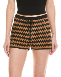 Staud Samara Crochet Short