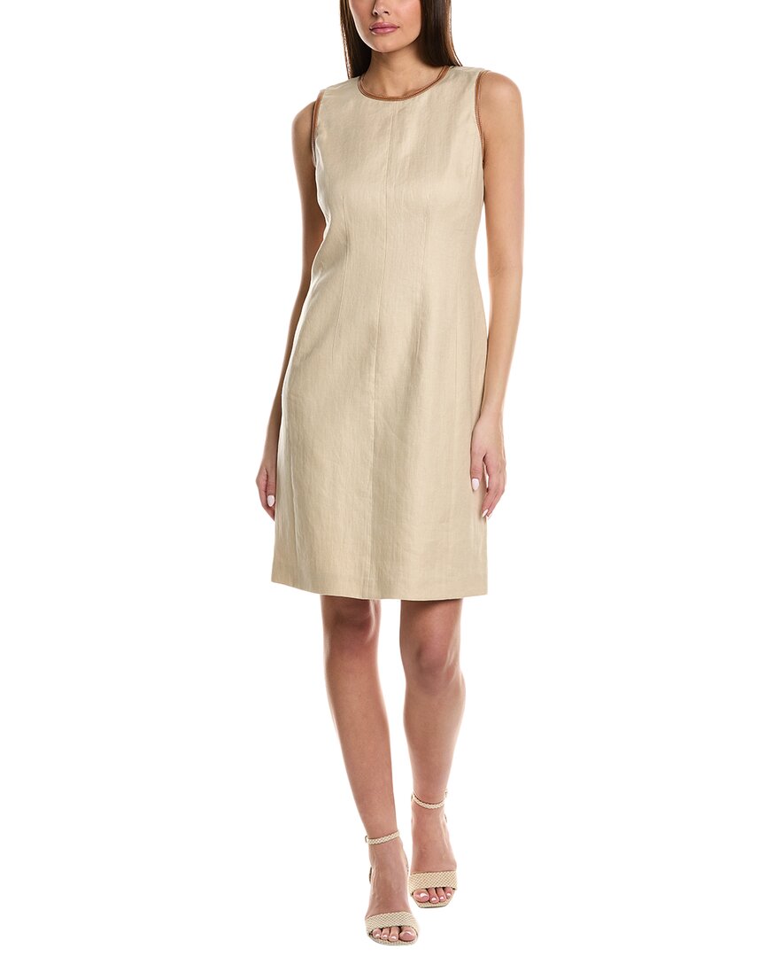 Lafayette 148 New York Adsley Sheath Dress Beige
