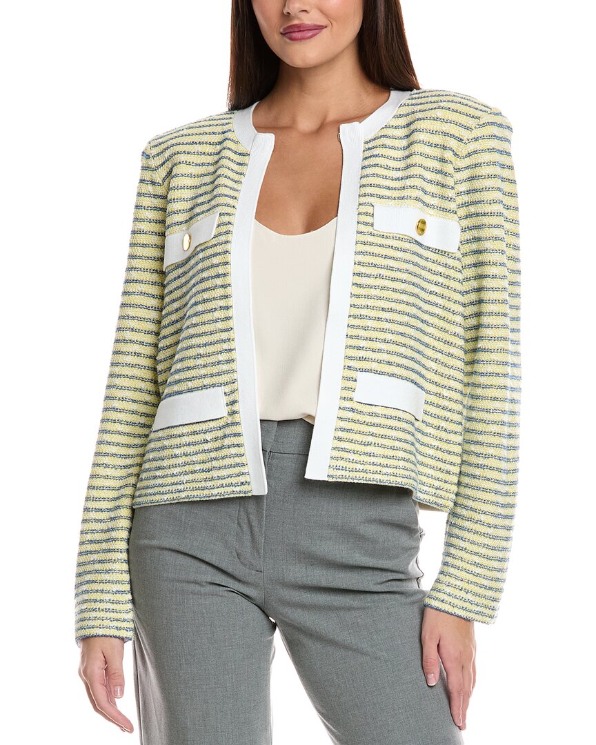 St. John Slub Tweed Knit Jacket