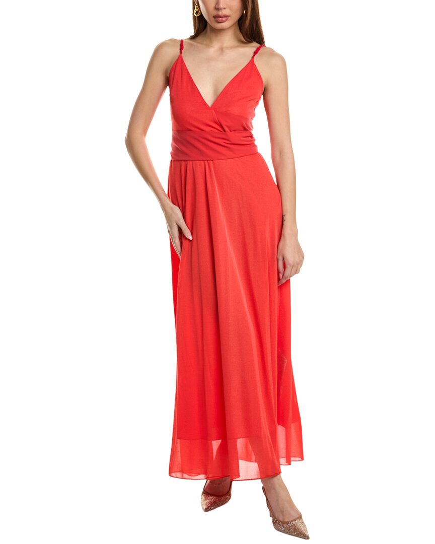 Emporio Armani Maxi Dress 40 Red