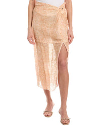 Z&L Europe Mykonos Maxi Skirt Orange