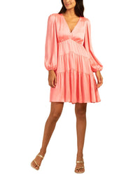 Trina Turk Make Merry Mini Dress Regular 0 (XS) Pink
