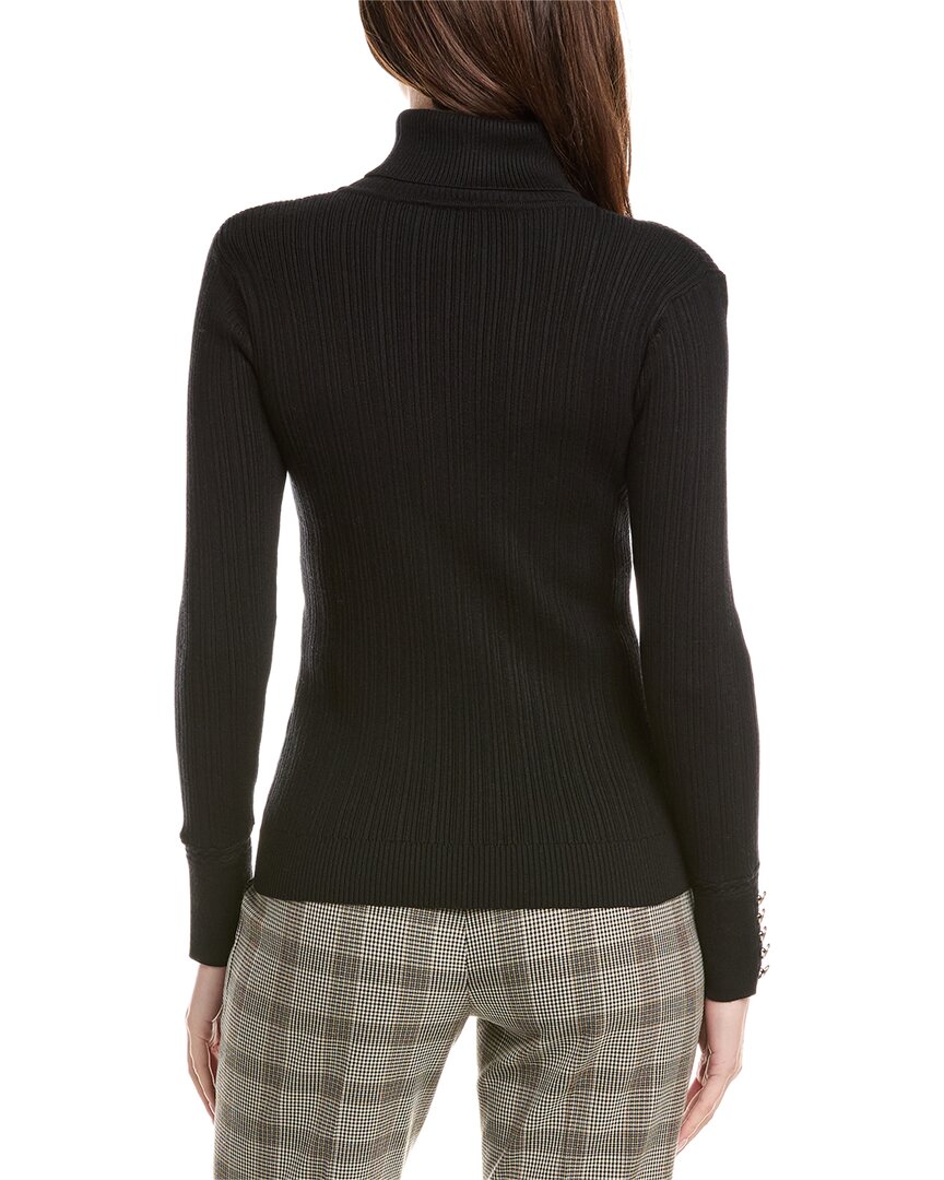 Elie Tahari Turtleneck Rib Sweater