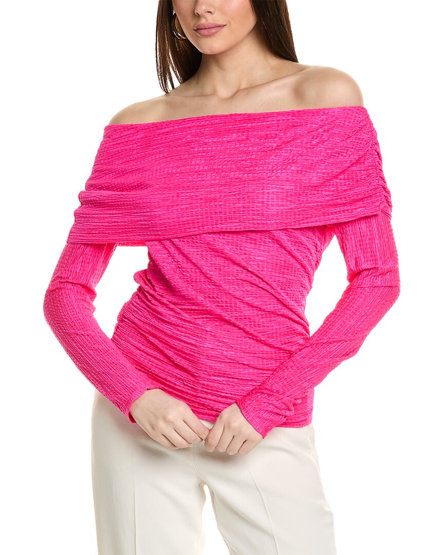 Bcbgmaxazria Asymmetric Top Regular 0 (XS) Pink