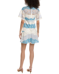 Burberry Floral Print Silk-Lined Mini Dress
