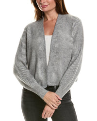 Forte Cashmere Plaited Wool & Cashmere-Blend Cardigan1