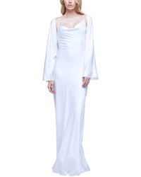 L'agence Alicia Shawl Cowl Neck Dress