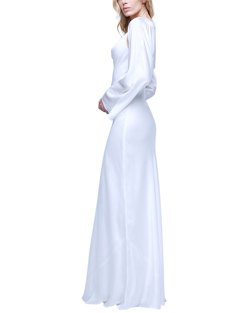 L'agence Alicia Shawl Cowl Neck Dress