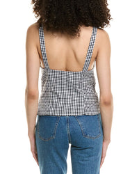Colette Rose Tie Front Top