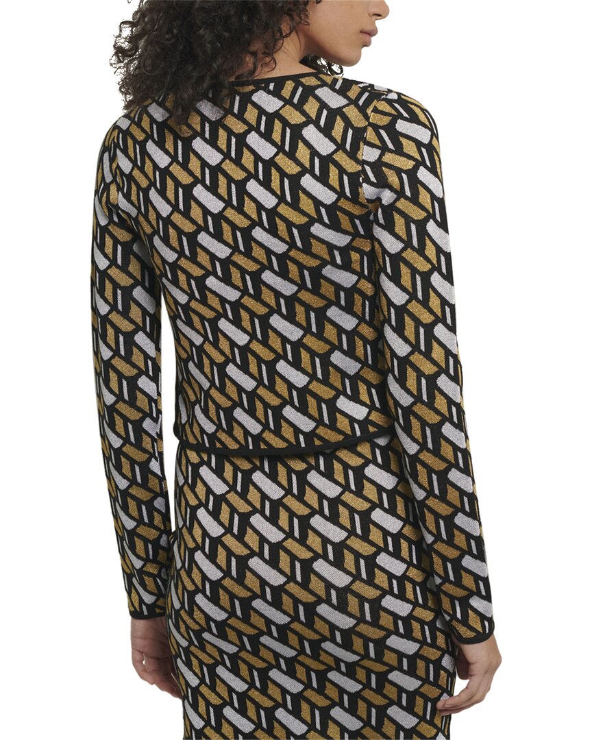 Derek Lam 10 Crosby Carrie Crop Tie Wool-Blend Cardigan