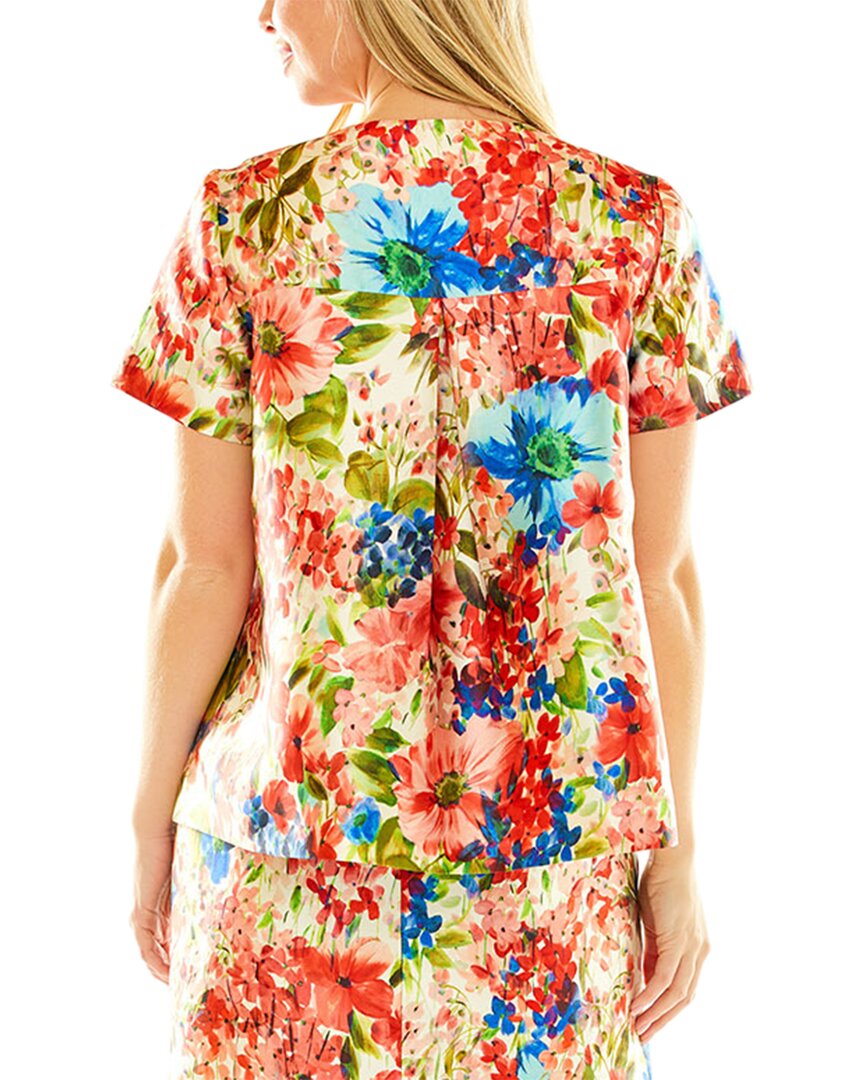 Sara Campbell Print Trapeze Jacket