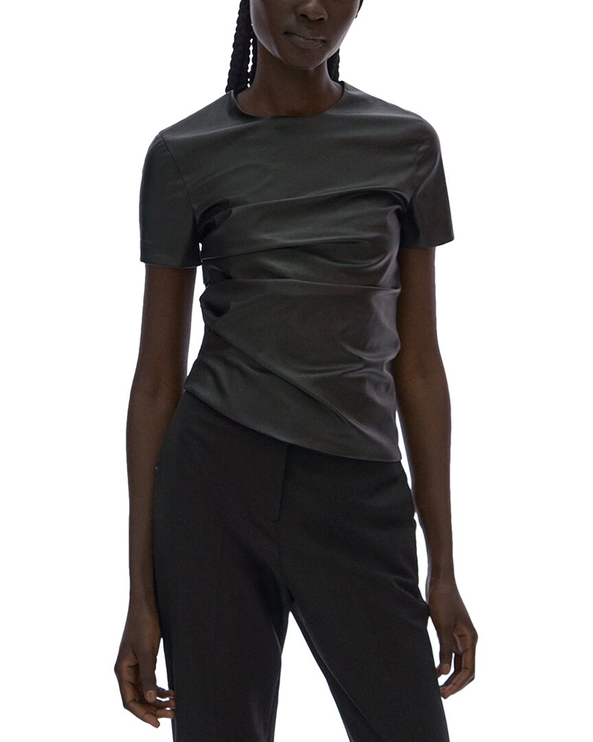 Helmut Lang Relaxed Fit Twist Top Regular 00 (XXS) Black