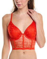 Wolford Logo Obsessed Bustier Red
