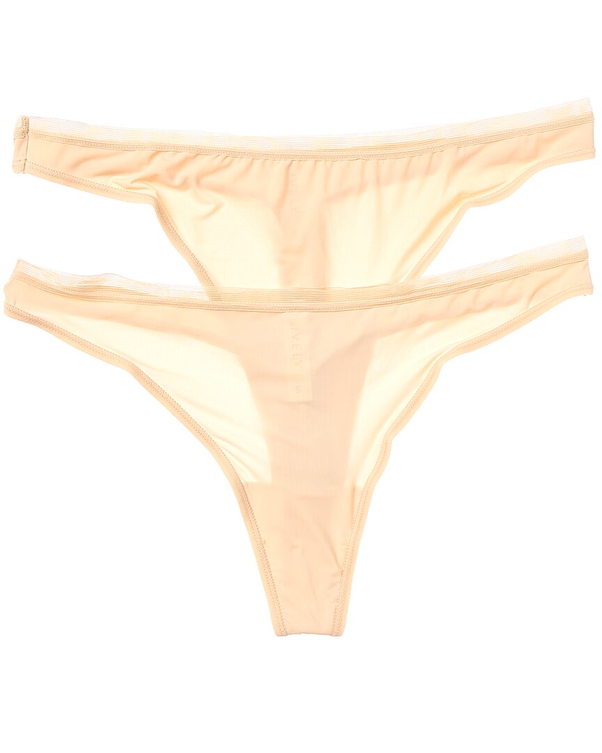 Lively 2Pk The No Show Thong