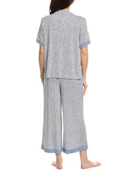 DKNY Dkny 2Pc Notch Top & Crop Pant Sleep Set
