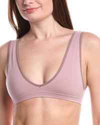 Bamboo Set Of 2 Seamless Cheeky Plunge Open Back Bralette