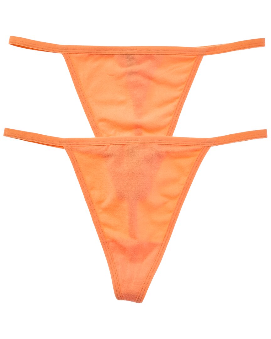 Bamboo Set Of 2 Seamless Cheeky G-String