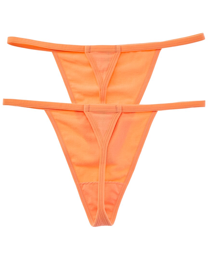 Bamboo Set Of 2 Seamless Cheeky G-String